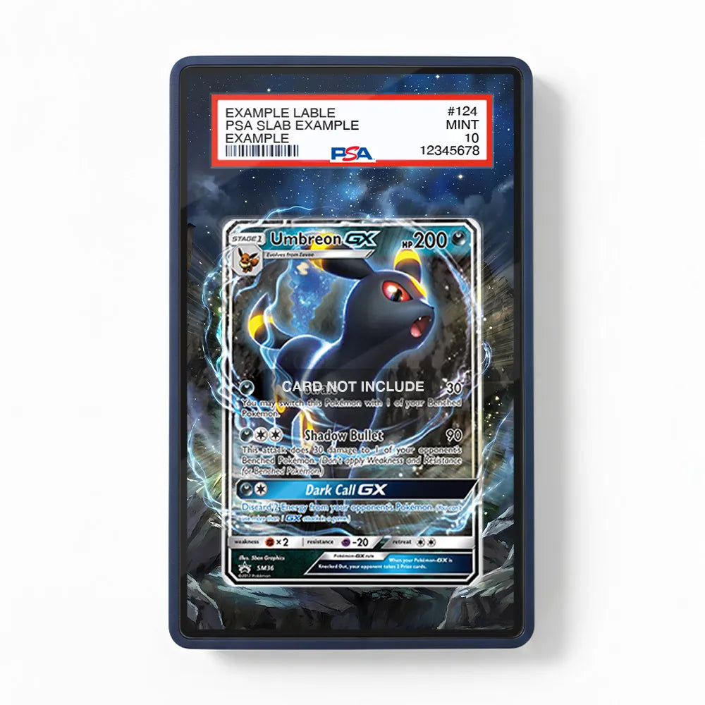 Umbreon GX SM36 Promo Extended Art Display Cases - PSA Slab Case - Front View