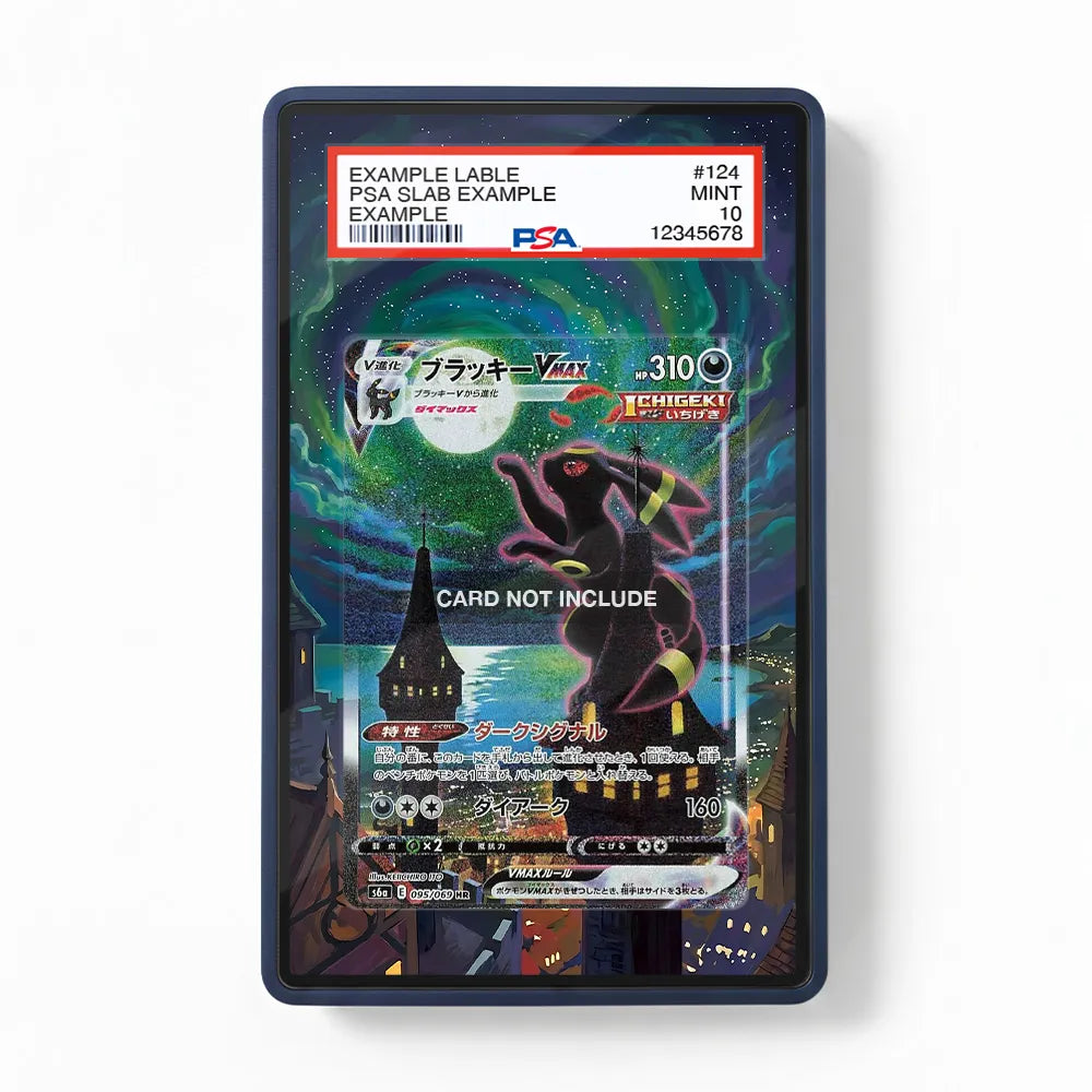 Umbreon VMAX 095-069 Eevee Heroes Extended Art Display Cases - PSA Slab Case - Front View
