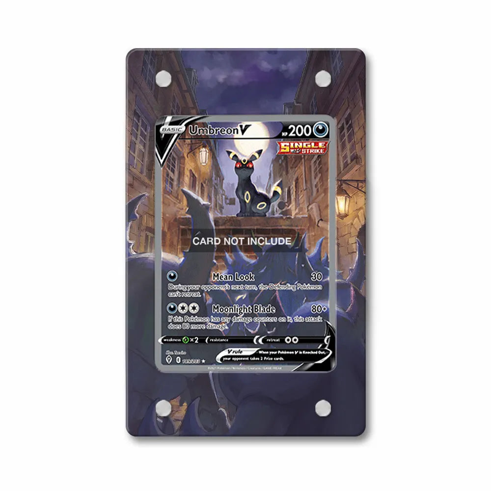 Umbreon V 085-069 Evolving Skies Extended Art Display Cases - PSA Slab Case - Front View