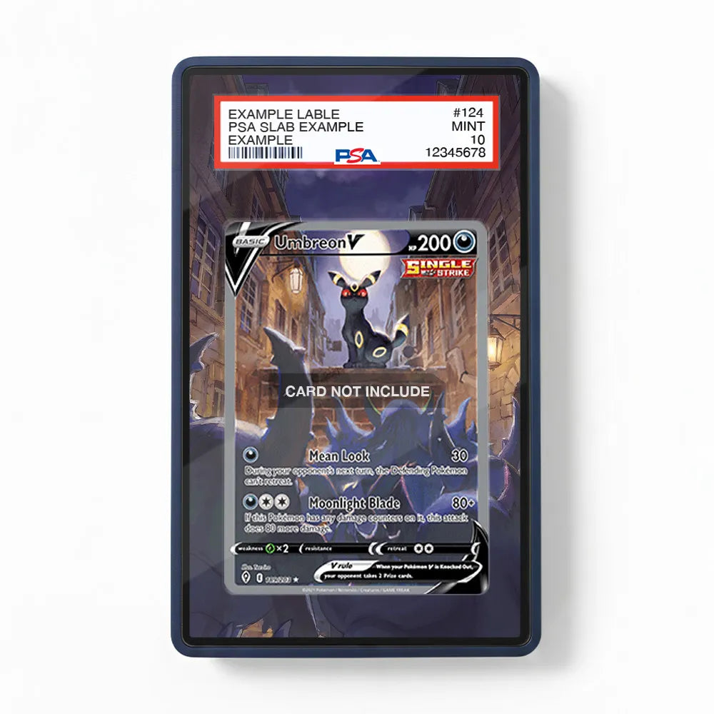 Umbreon V 085-069 Evolving Skies Extended Art Display Cases - PSA Slab Case - Front View