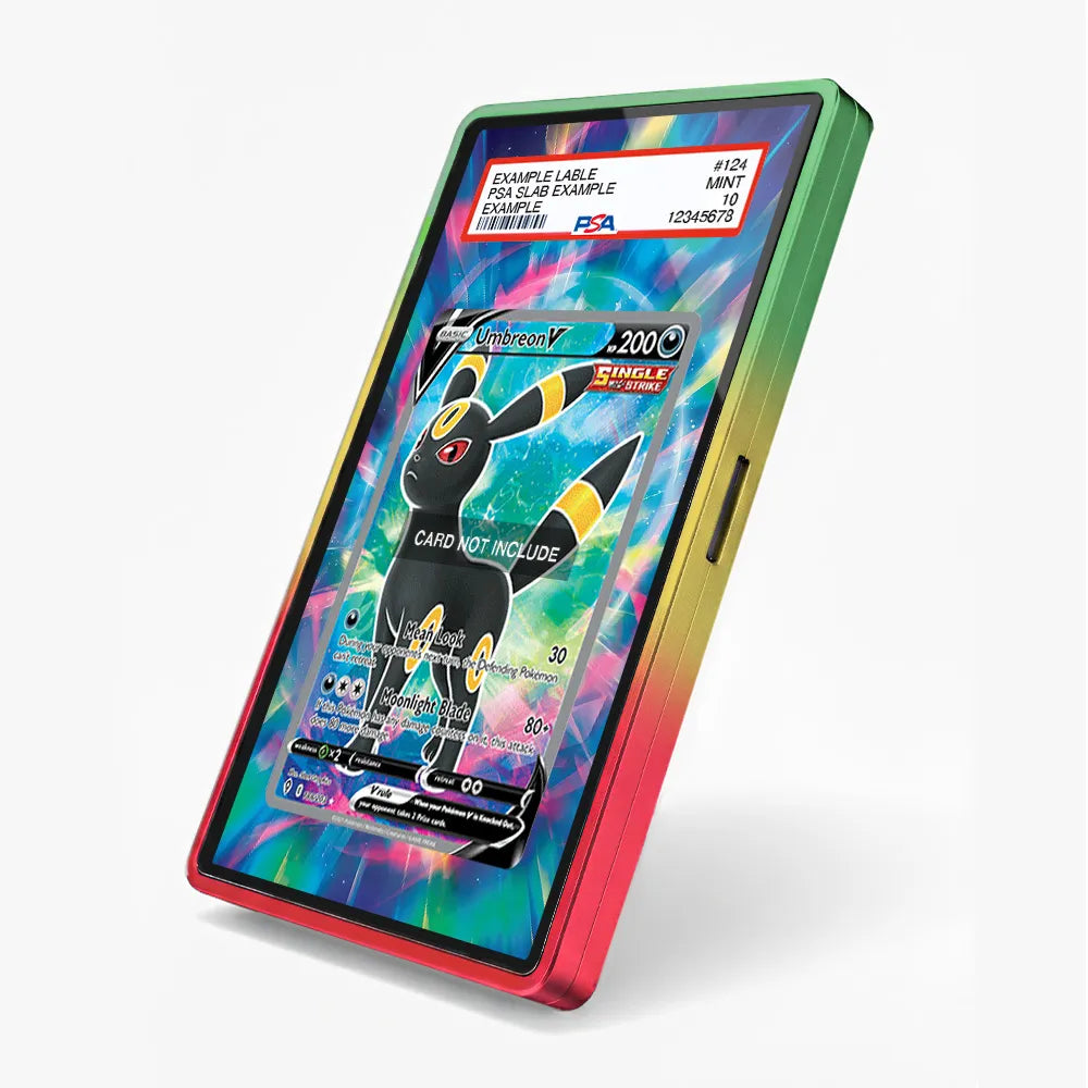 Umbreon V Secret Rare SR Evolving Skies Extended Art Display Cases - PSA Slab Case - Side View