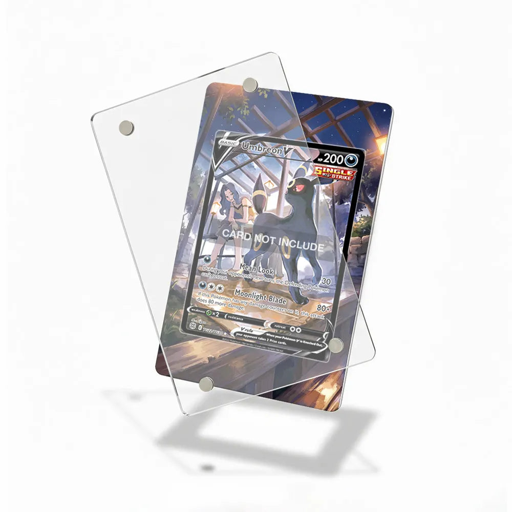 Umbreon V TG22 Trainer Gallery Brilliant Stars Extended Art Display Cases - Magnetic Case - Detail View