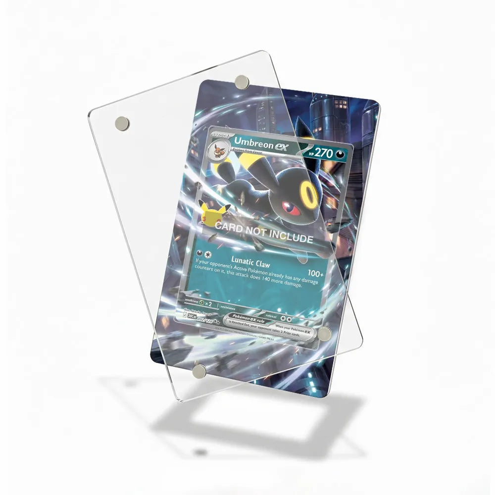 Umbreon ex 092-128 RR 30C 30th Anniversary Extended Art Display Cases - Magnetic Case - Detail View
