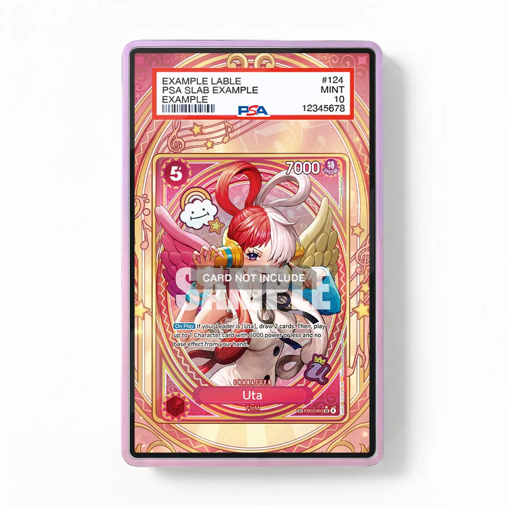 Uta EB03-003 SP Special Rare EB03-Heroines Edition Extended Art Display Cases - PSA Graded Guard Case - Front View