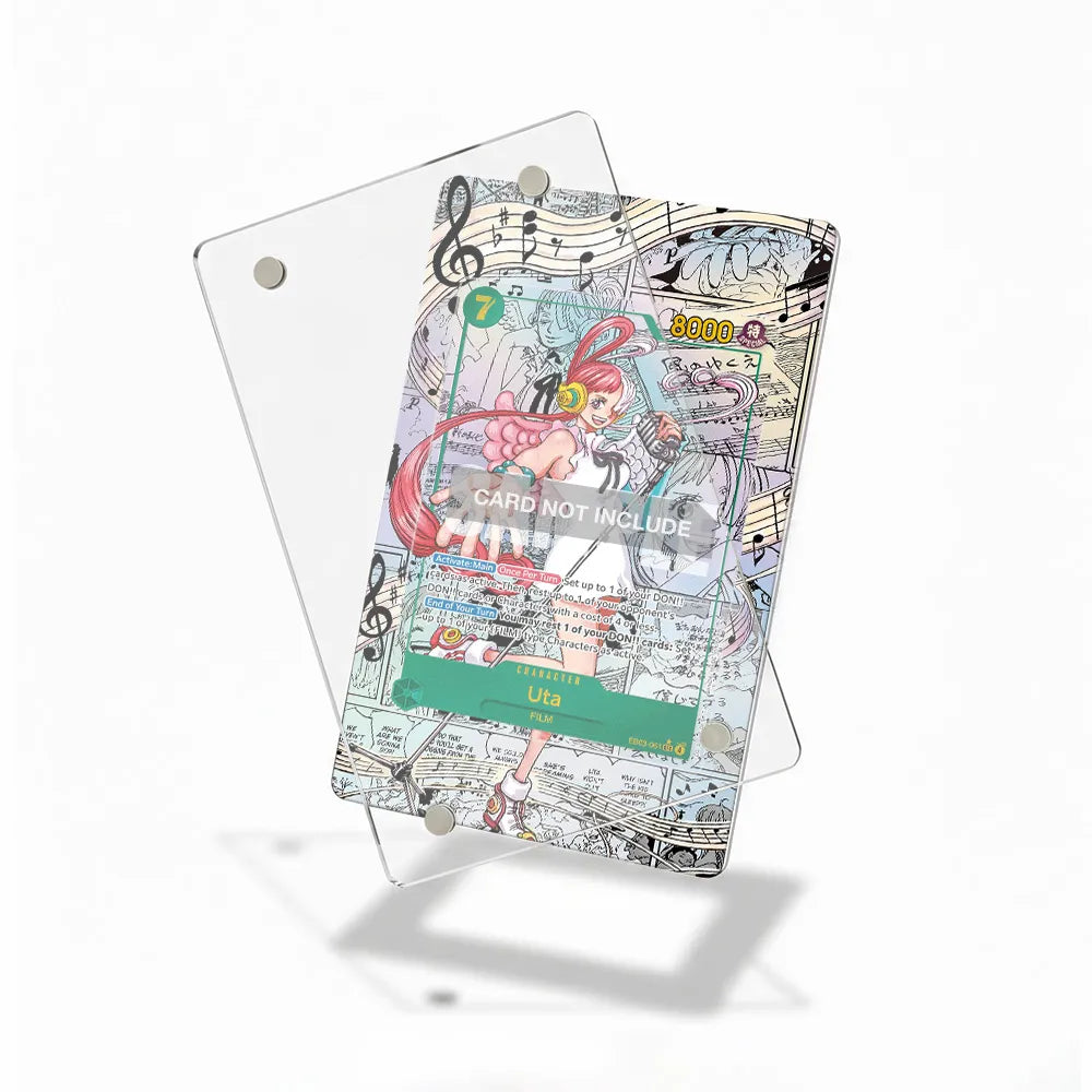 Uta EB03-061 Manga Rare EB03-Heroines Edition Extended Art Display Cases - Magnetic Case - Detail View