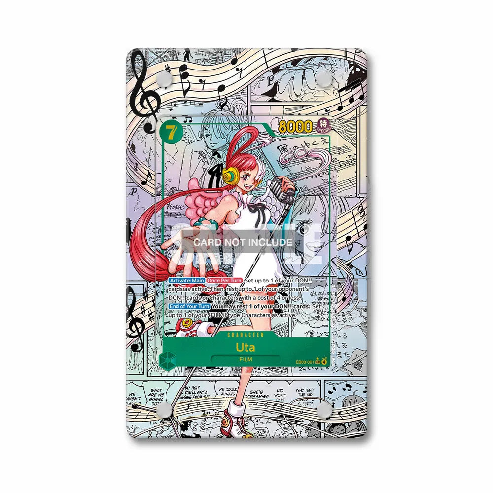 Uta EB03-061 Manga Rare EB03-Heroines Edition Extended Art Display Cases - PSA Graded Guard Case - Front View