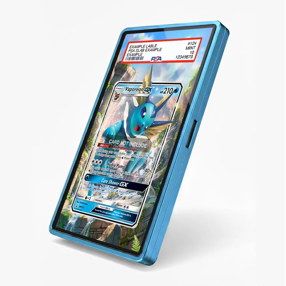 Vaporeon GX Extended Art Display Cases - PSA Slab Case - Side View