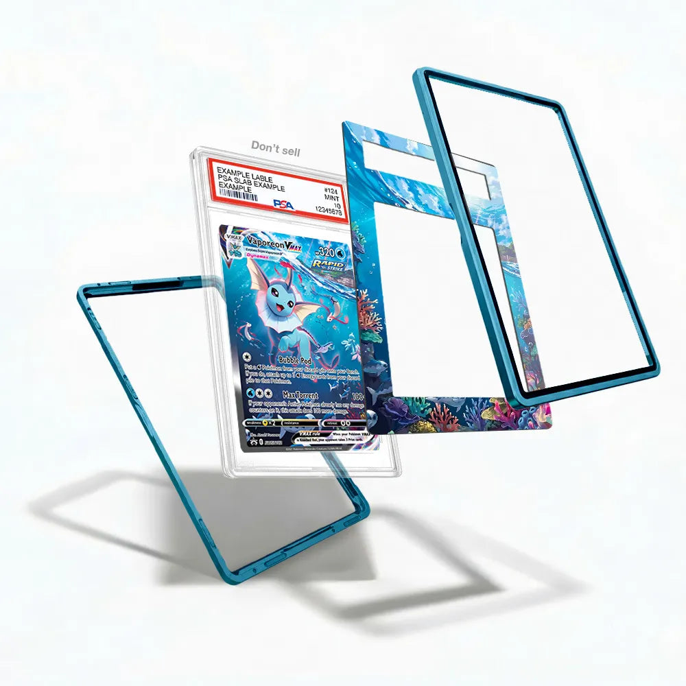 Vaporeon VMAX SWSH 182 Promo Extended Art Display Cases - PSA Slab Case - Detail View