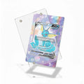 Vaporeon V Secret Rare SR Evolving Skies Extended Art Display Cases - Magnetic Case - Detail View