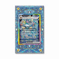 Vaporeon ex 149-131 SAR SIR Prismatic Evolutions Extended Art Display Cases - Screws Case - Front View