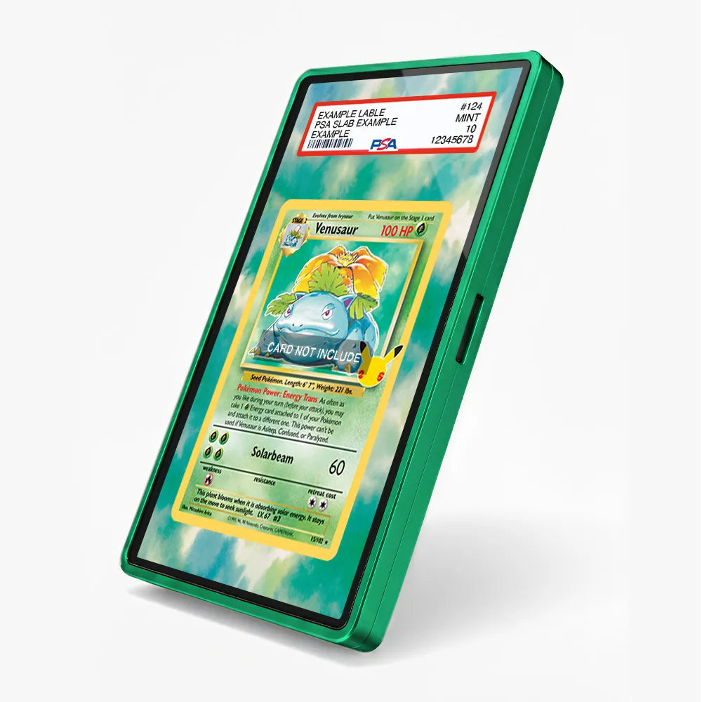 Venusaur 15-102 25th Anniversary Celebrations Extended Art Display Cases - PSA Slab Case - Side View
