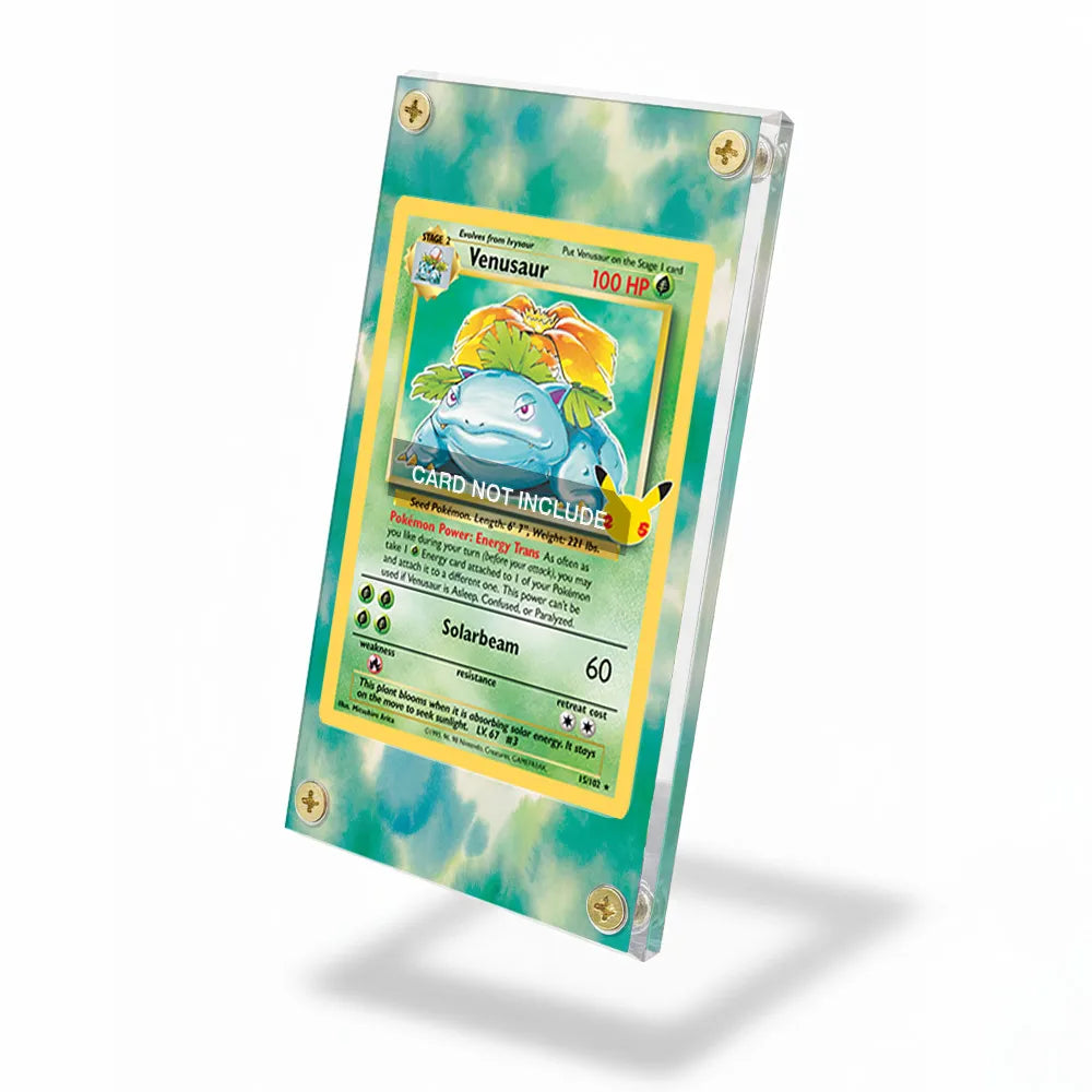Venusaur 15-102 25th Anniversary Celebrations Extended Art Display Cases - Screws Case - Side View