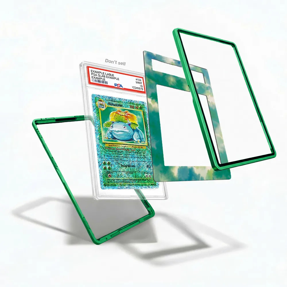 Venusaur 18-110 Reverse Holo Legendary Collection Extended Art Display Cases - PSA Slab Case - Detail View