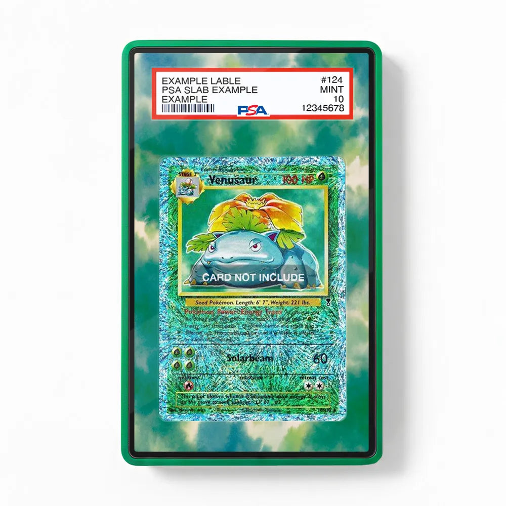 Venusaur 18-110 Reverse Holo Legendary Collection Extended Art Display Cases - PSA Slab Case - Front View