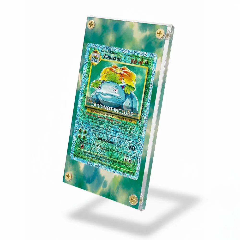 Venusaur 18-110 Reverse Holo Legendary Collection Extended Art Display Cases - Screws Case - Side View