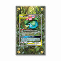 Venusaur & Snivy GX SM229 Promo Extended Art Display Cases - Screws Case - Front View