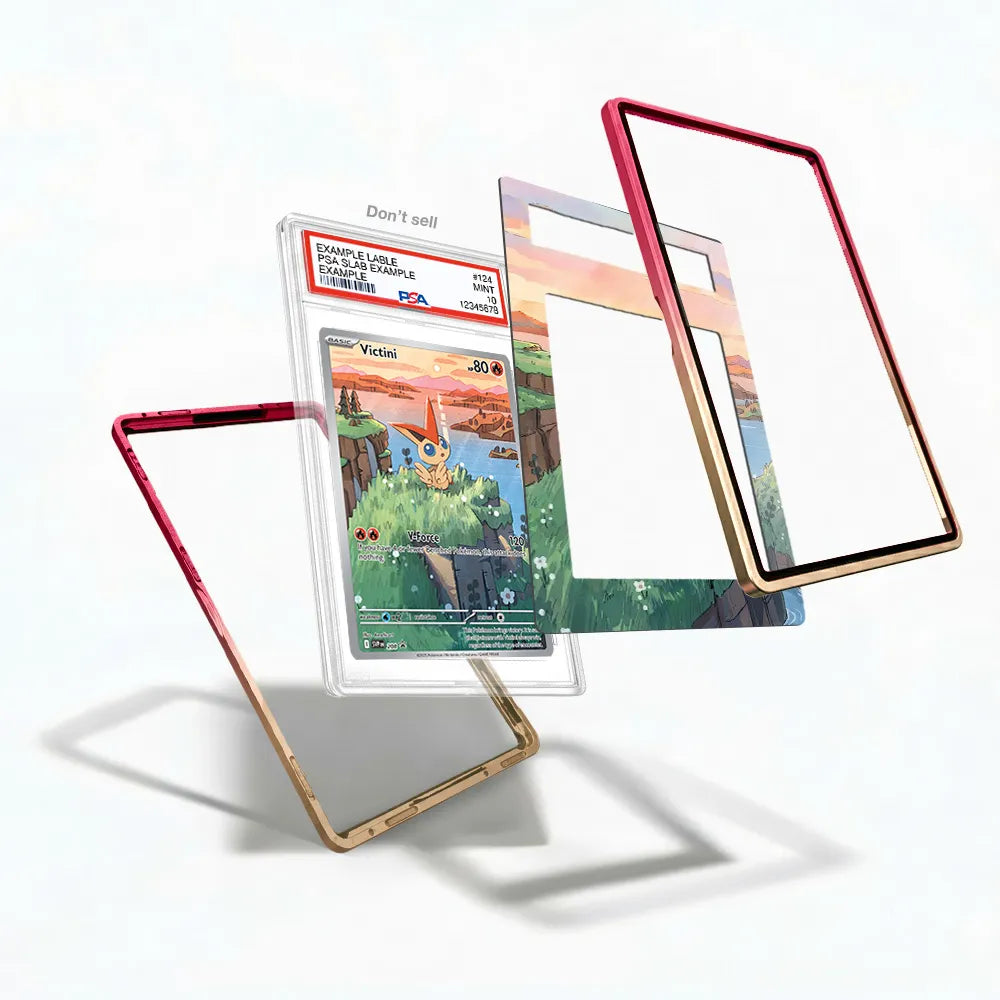 Victini SVP 208 Promo Extended Art Display Cases - PSA Slab Case - Detail View