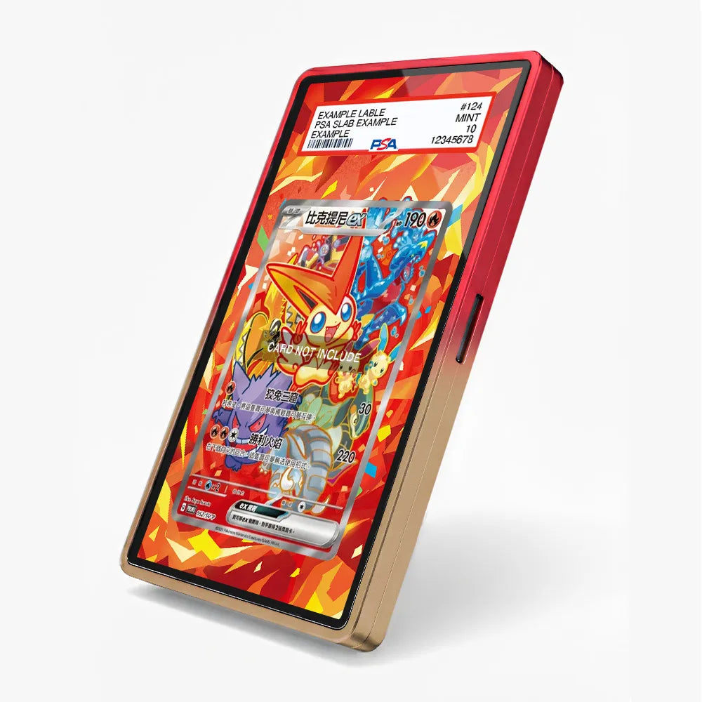 Victini ex 052 SV-P Promo CN Exclusive Extended Art Display Cases - PSA Slab Case - Side View