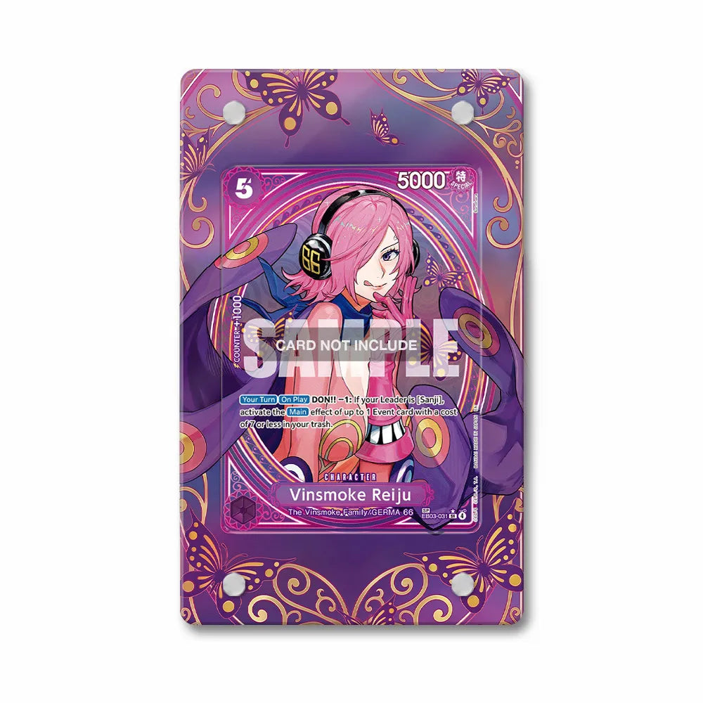 Vinsmoke Reiju EB03-031 SP Special Rare EB03 Extended Art Display Cases - PSA Graded Guard Case - Front View