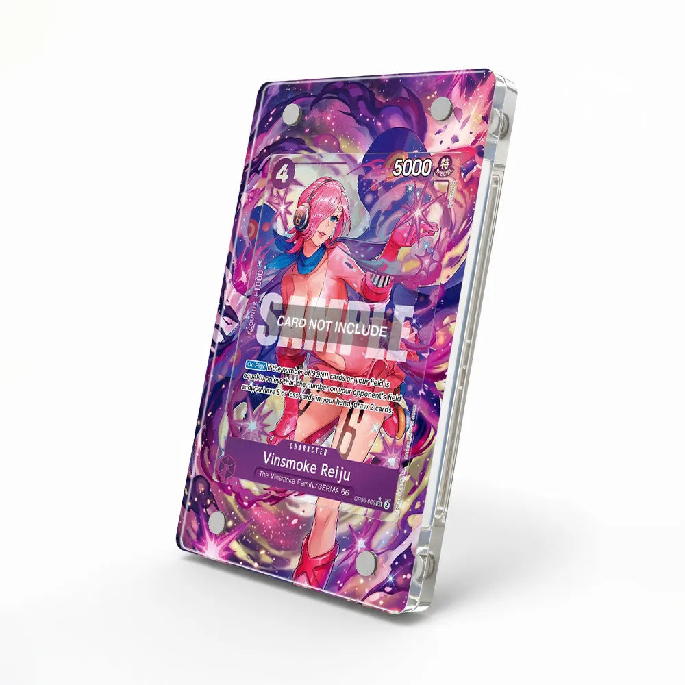 Vinsmoke Reiju OP06-069 GERMA 66 Extended Art Display Cases - Magnetic Case - Side View