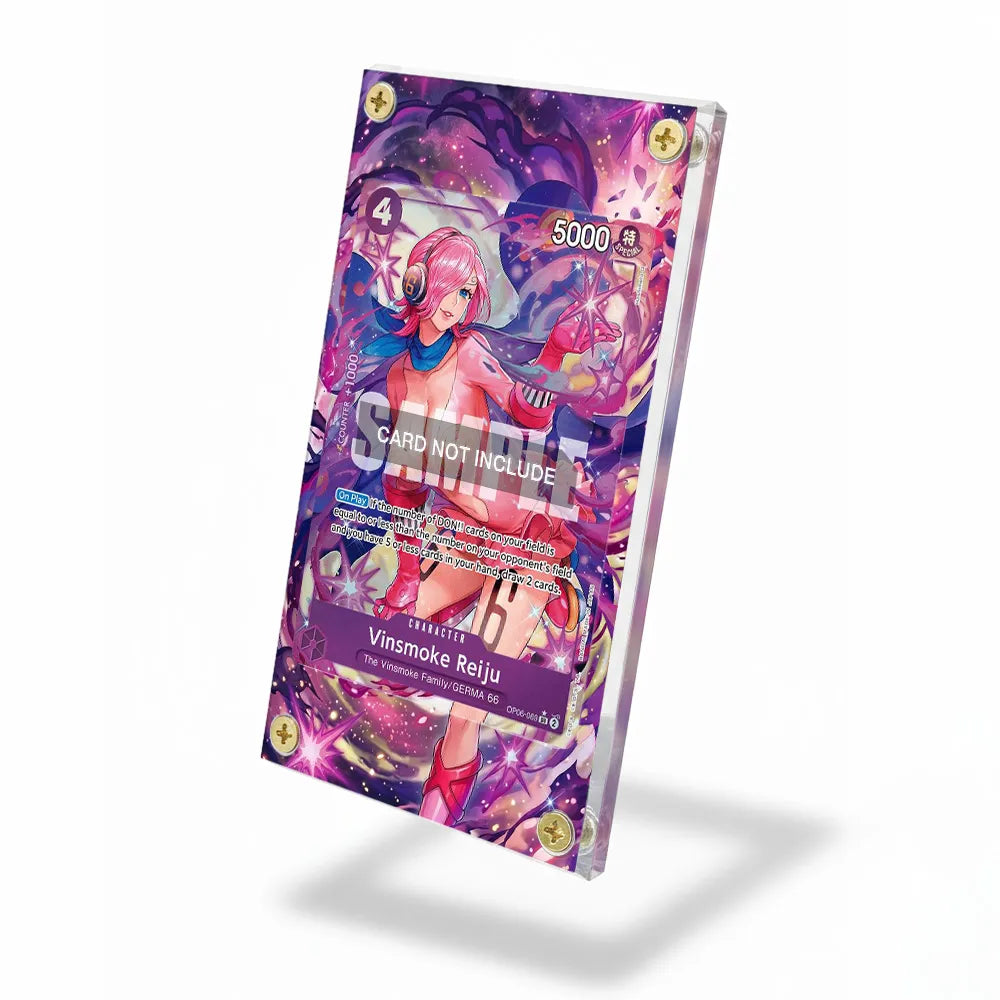 Vinsmoke Reiju OP06-069 GERMA 66 Extended Art Display Cases - Screws Case - Side View