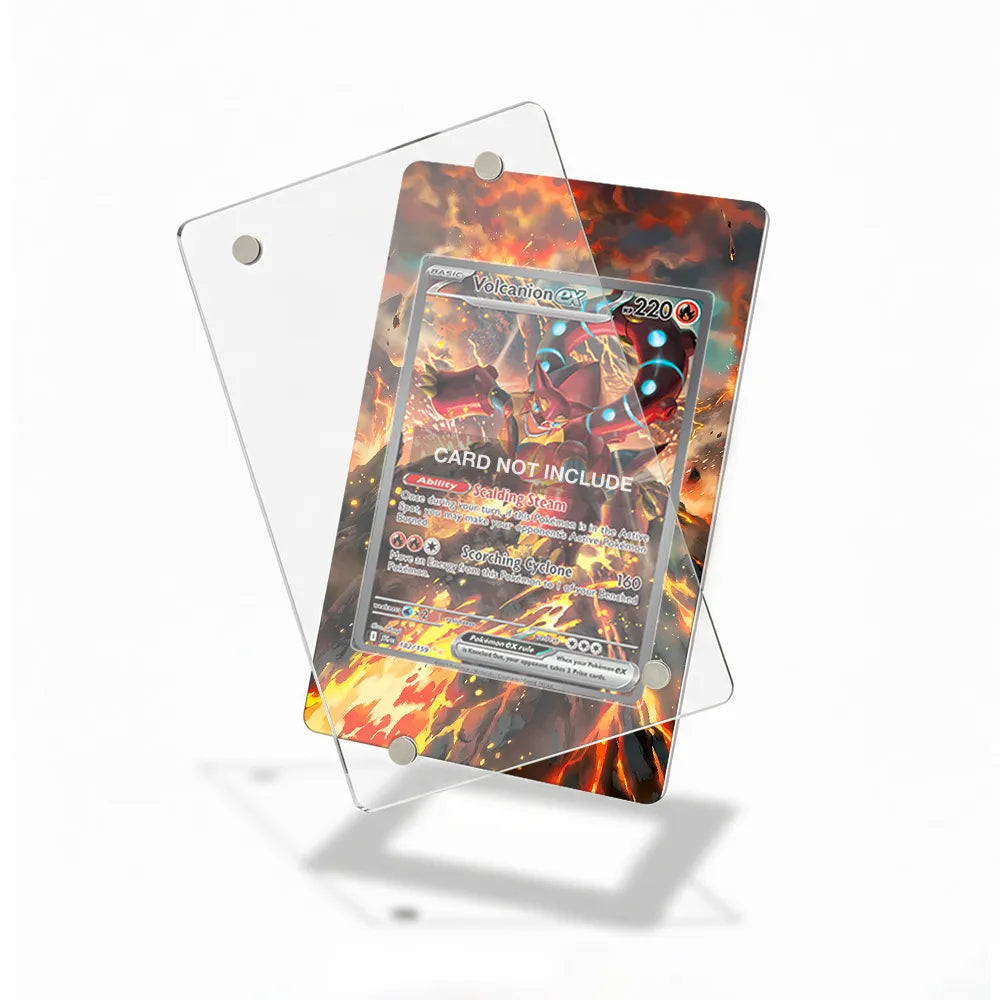 Volcanion ex 182-159 SIR SAR Journey Together Extended Art Display Cases - Magnetic Case - Detail View