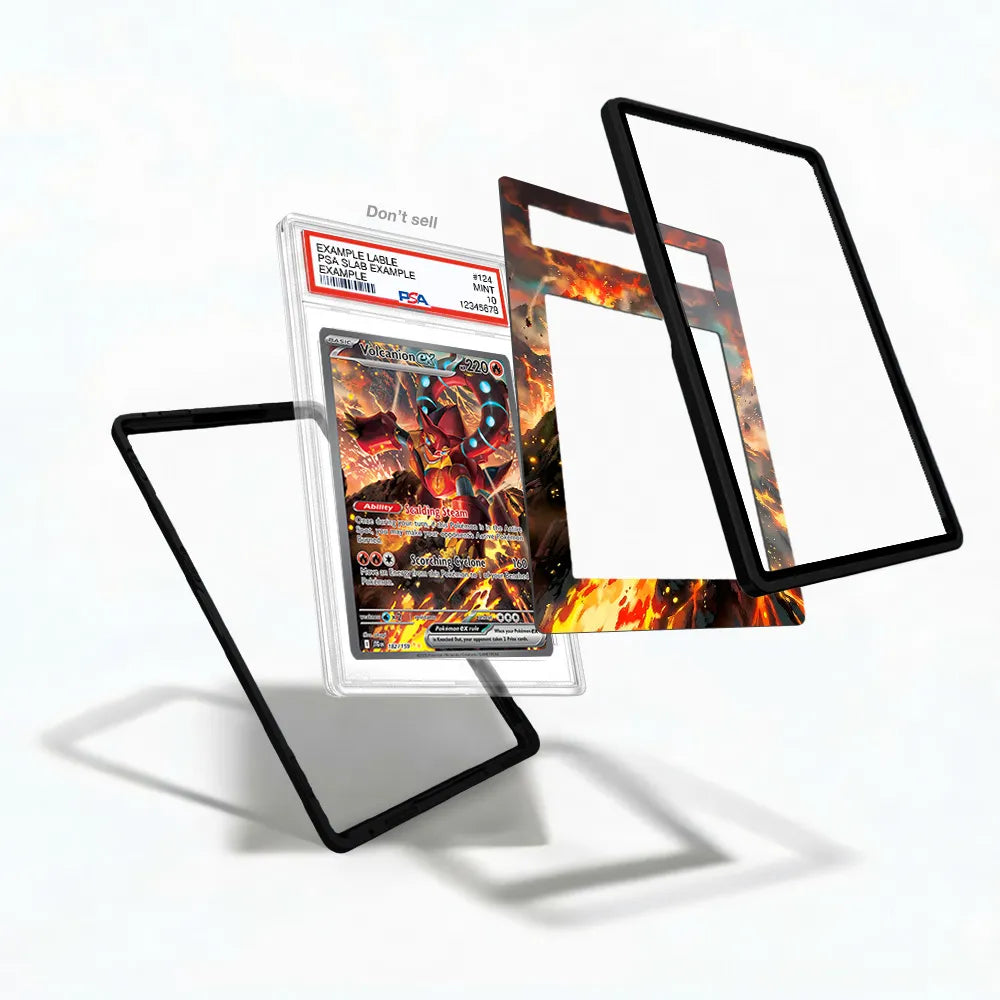Volcanion ex 182-159 SIR SAR Journey Together Extended Art Display Cases - PSA Slab Case - Detail View