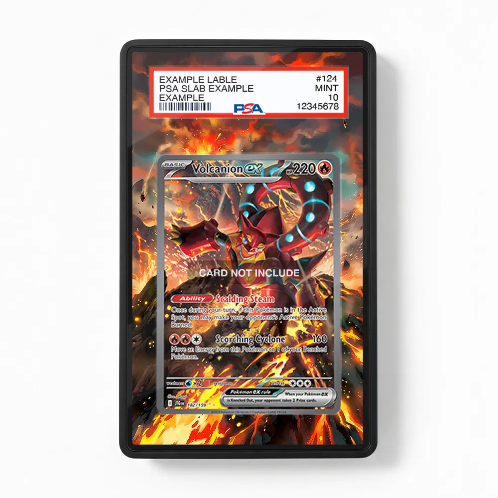 Volcanion ex 182-159 SIR SAR Journey Together Extended Art Display Cases - PSA Slab Case - Front View
