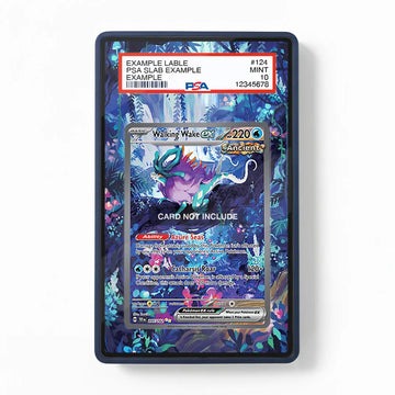 Walking Wake ex 205-162 Extended Art Display Cases - PSA Graded Guard Case - Front View