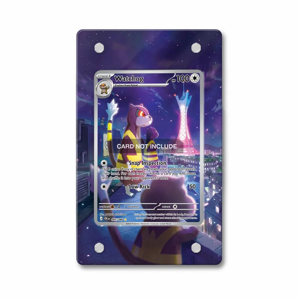 Watchog 097-086 IR CRI Extended Art Display Cases - PSA Slab Case - Front View