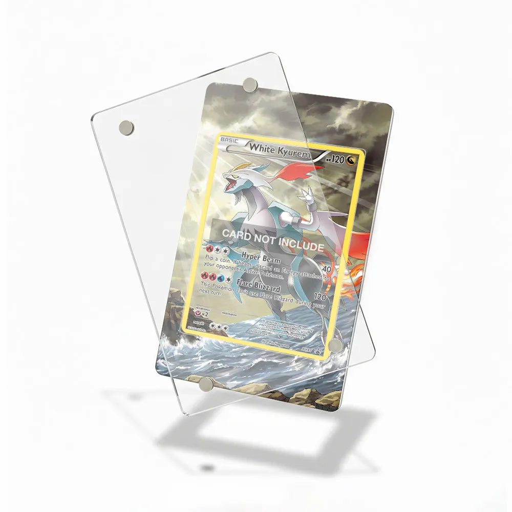 White Kyurem XY81 Promo XY Series Extended Art Display Cases - Magnetic Case - Detail View