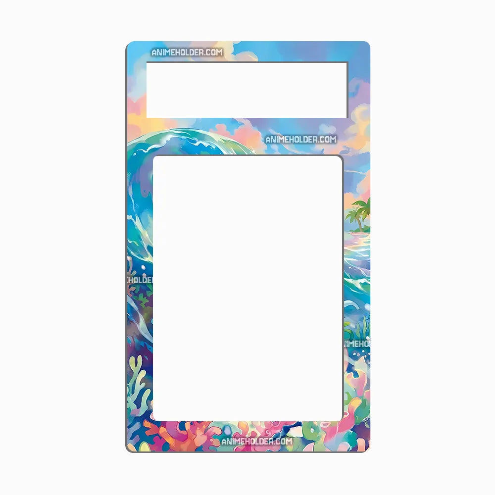 Wiglett AR 081-078 Scarlet & Violet Base Set Pokemon Cards Extended Art Display Cases - PSA Metal Art Only - Front View