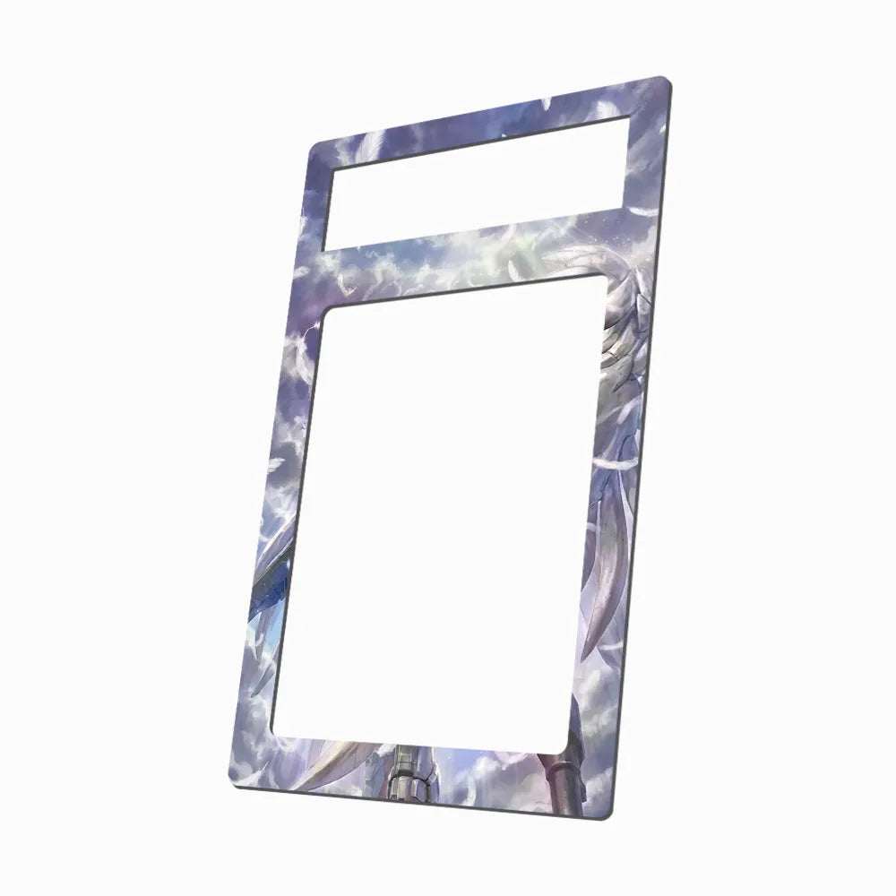 Wing Gundam Zero (EW) GD05-067 LR+ Freedom Ascension Extended Art Display Cases - PSA Metal Art Only - Side View