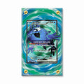Wishiwashi ex 091-076 SR Storm Emeralda Delta Reign Pokemon Cards Custom Art Display Cases - Screws Case - Front View