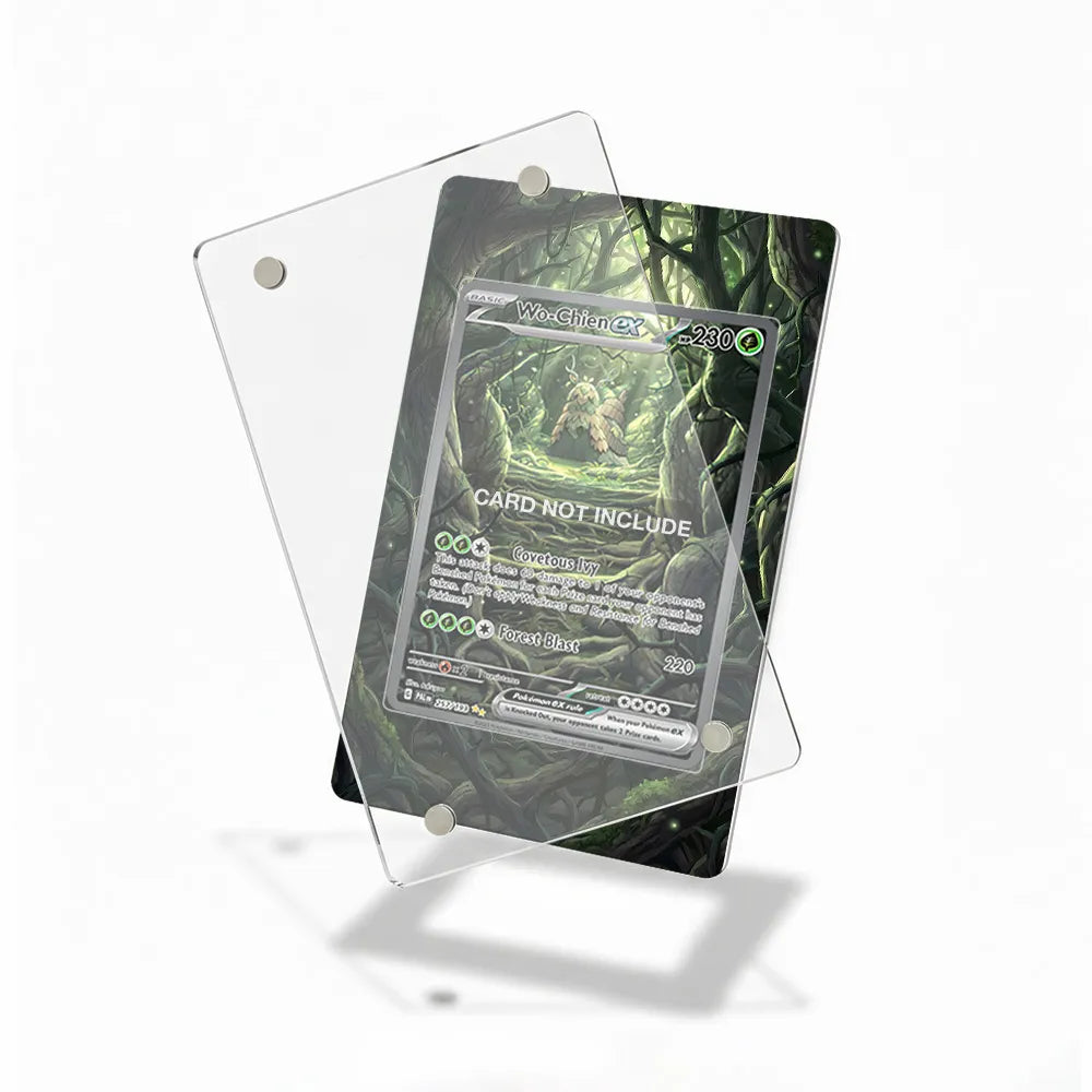 Wo-Chien ex 257-193 SIR SAR Paldea Evolved Extended Art Display Cases - Magnetic Case - Detail View