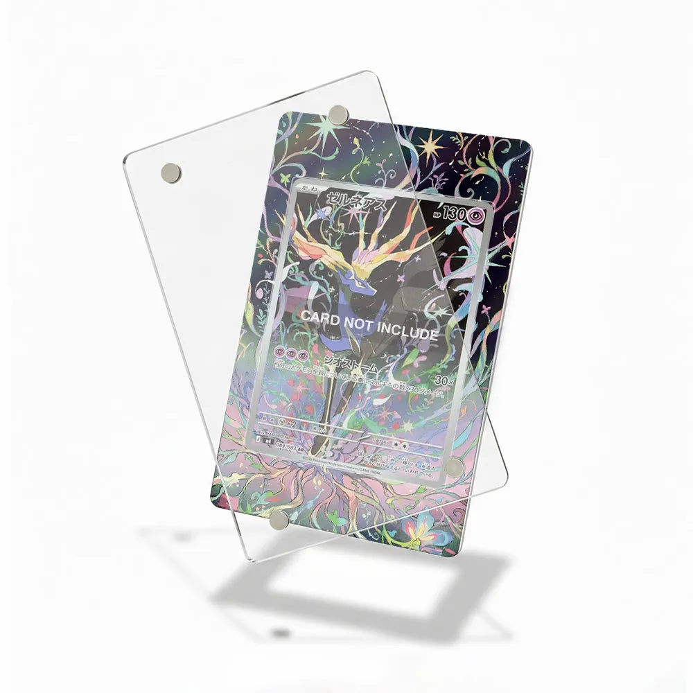 Xerneas IR AR Ninja Spinner Chaos Rising Extended Art Display Cases - Magnetic Case - Detail View
