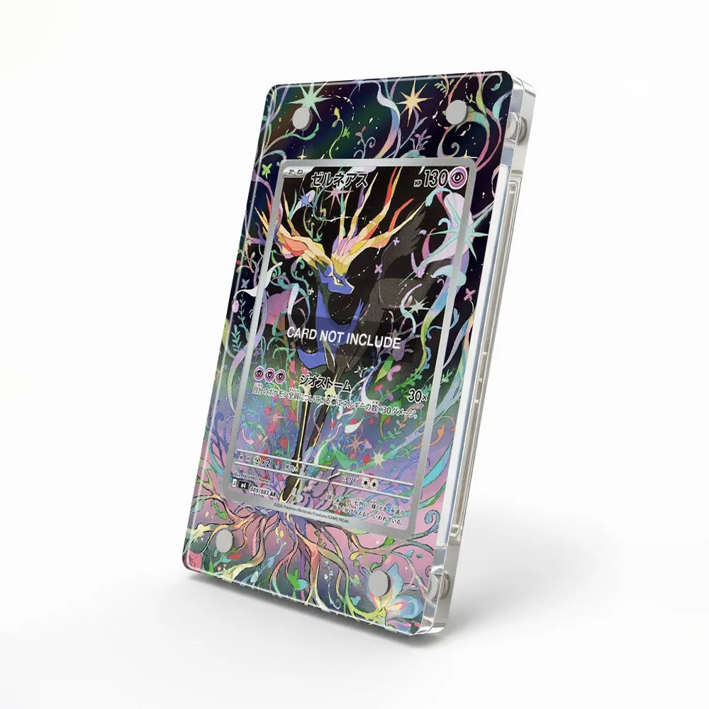Xerneas IR AR Ninja Spinner Chaos Rising Extended Art Display Cases - Magnetic Case - Side View