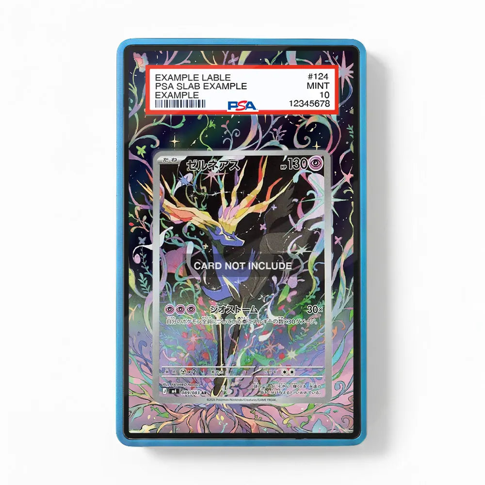 Xerneas IR AR Ninja Spinner Chaos Rising Extended Art Display Cases - PSA Graded Guard Case - Front View
