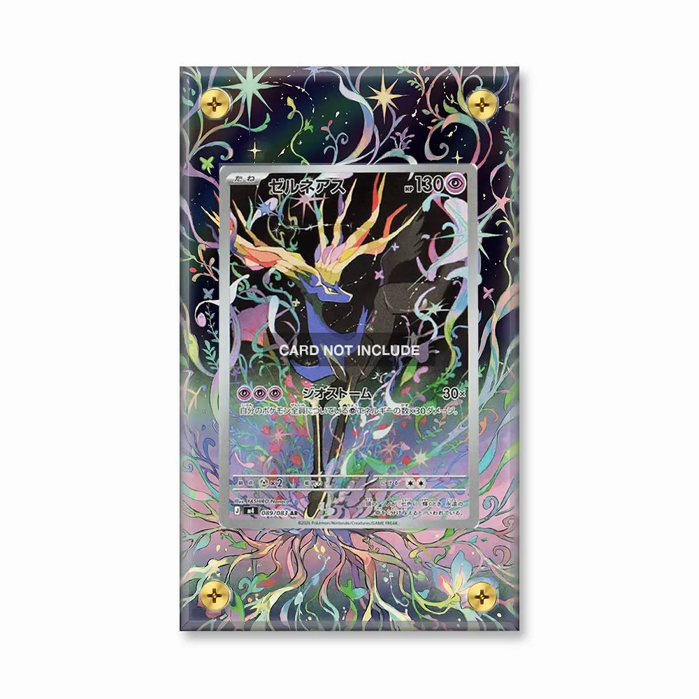 Xerneas IR AR Ninja Spinner Chaos Rising Extended Art Display Cases - Screws Case - Front View