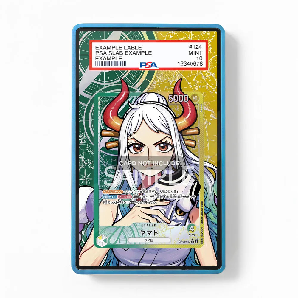 Yamato 022 OP06 EN Extended Art Display Cases - PSA Slab Case - Front View
