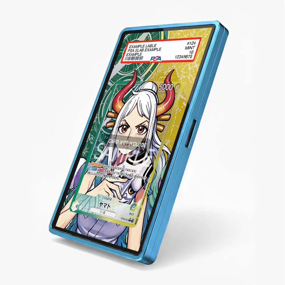 Yamato 022 OP06 EN Extended Art Display Cases - PSA Slab Case - Side View