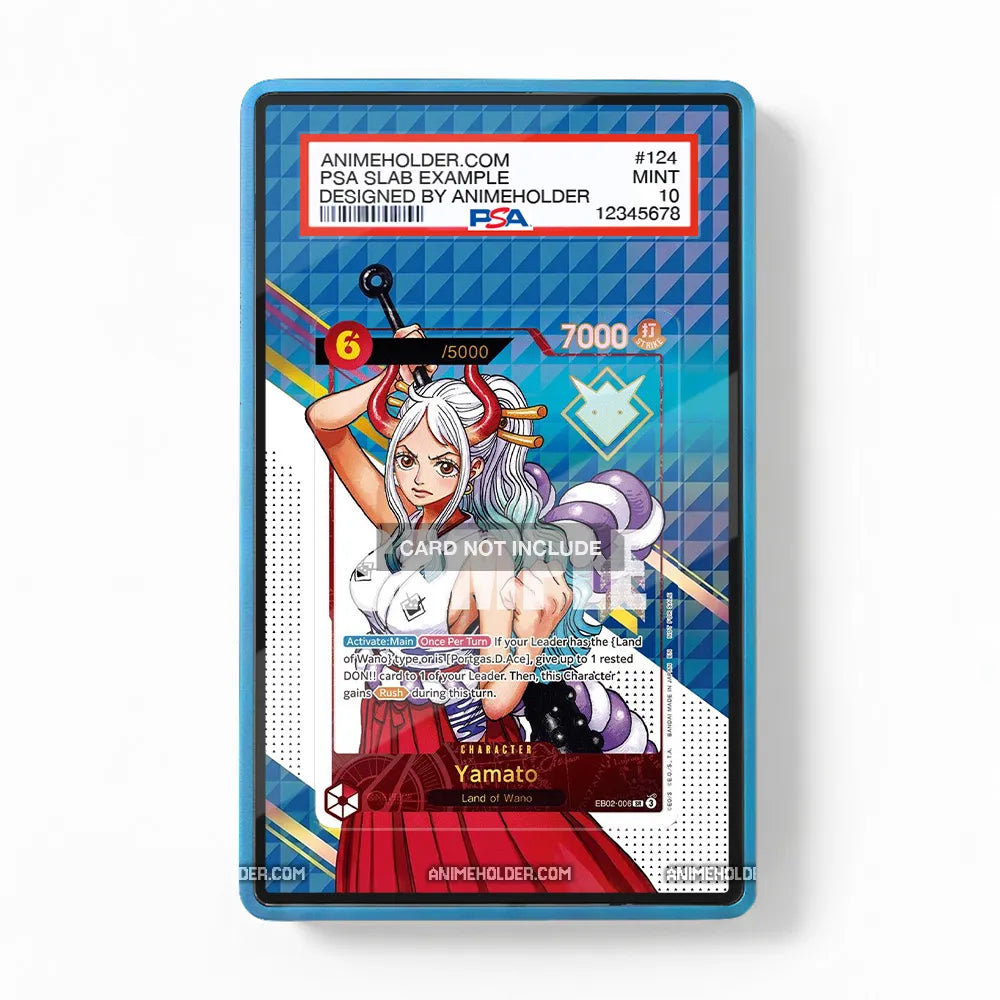 Yamato EB02-006 Land of Wano Pokemon Cards Custom Art Display Cases - PSA Slab Case - Front View