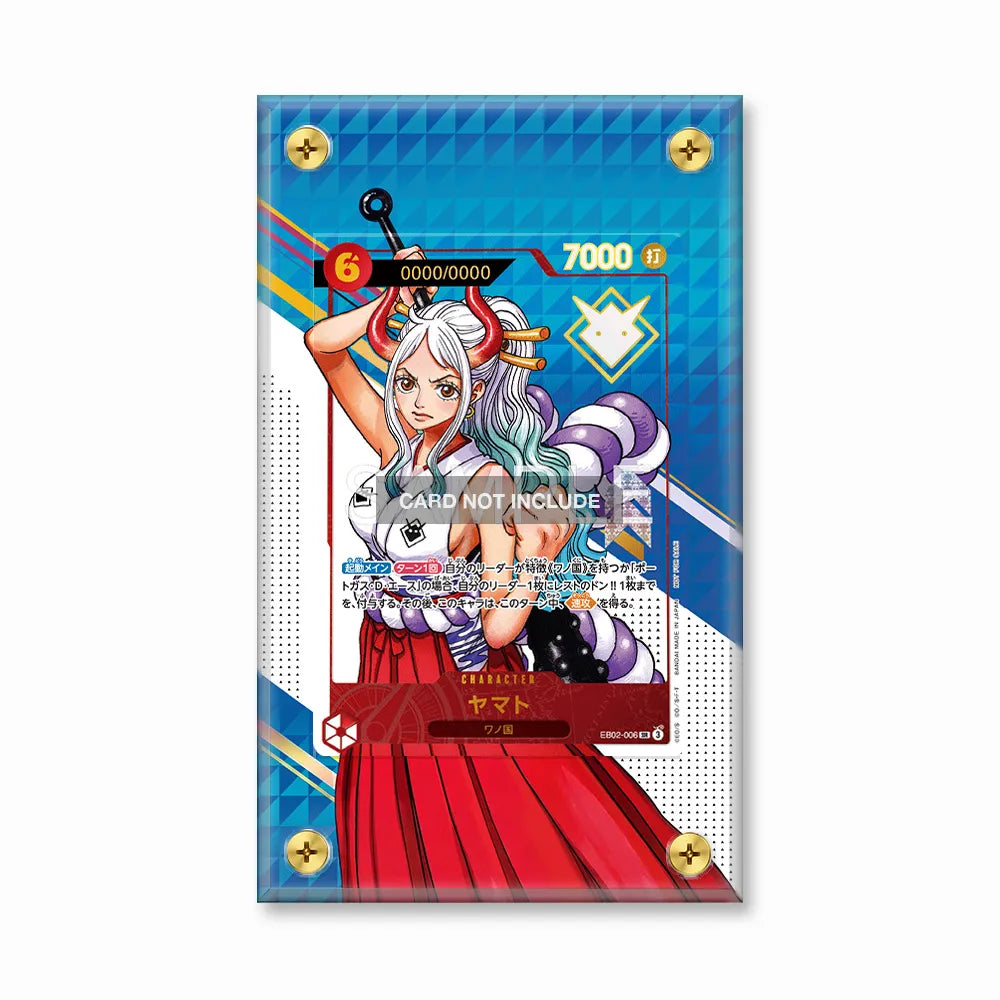 Yamato EB02-006 Land of Wano One Piece Cards Custom Art Display Cases - Screws Case - Front View