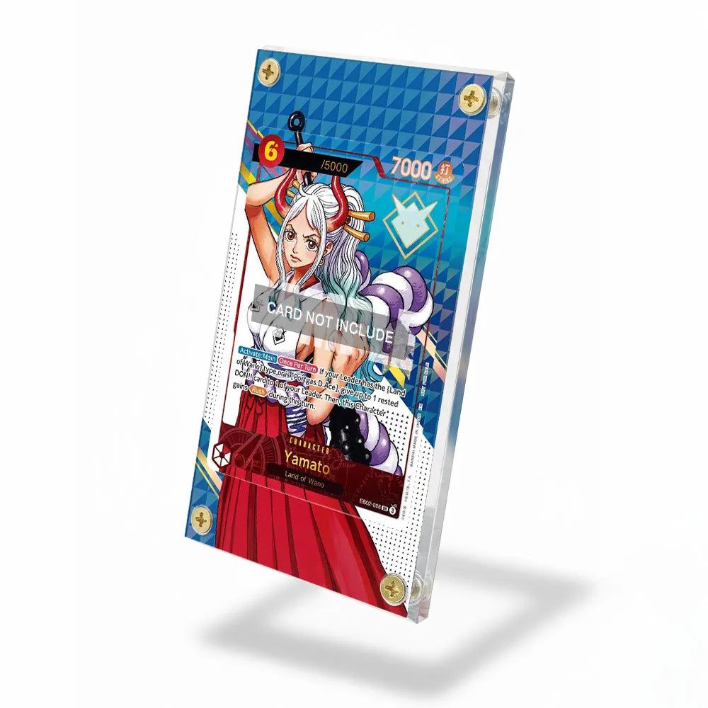 Yamato EB02-006 Land of Wano Pokemon Cards Custom Art Display Cases - Screws Case - Side View
