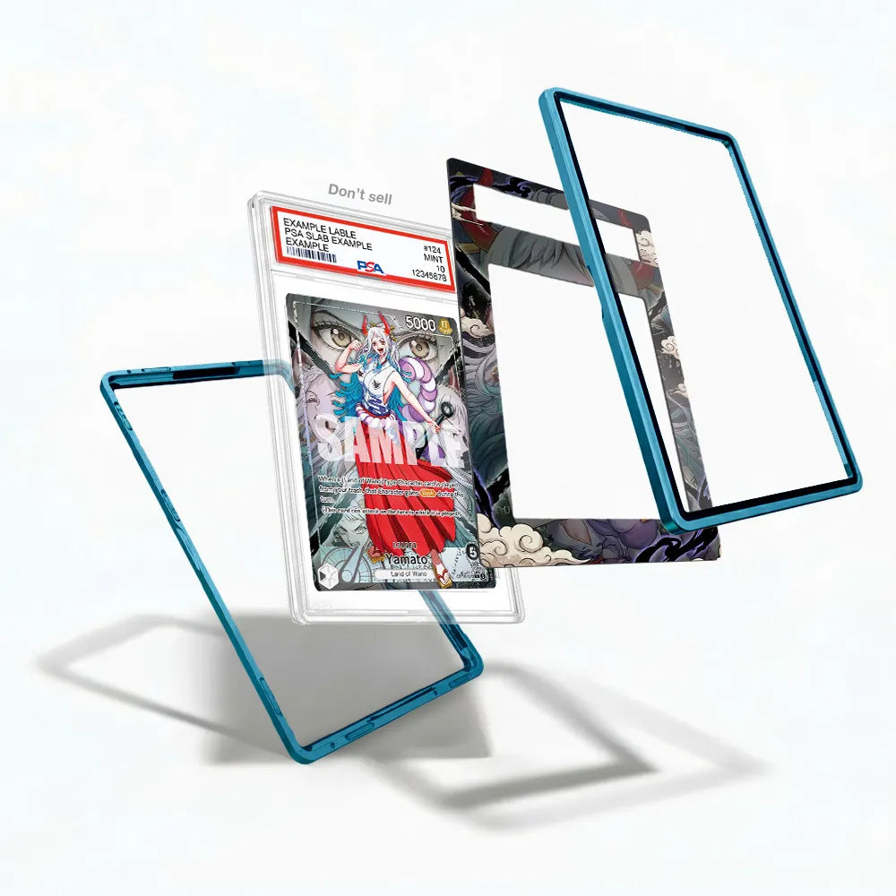 Yamato OP16-079 L Extended Art Display Cases - PSA Slab Case - Detail View