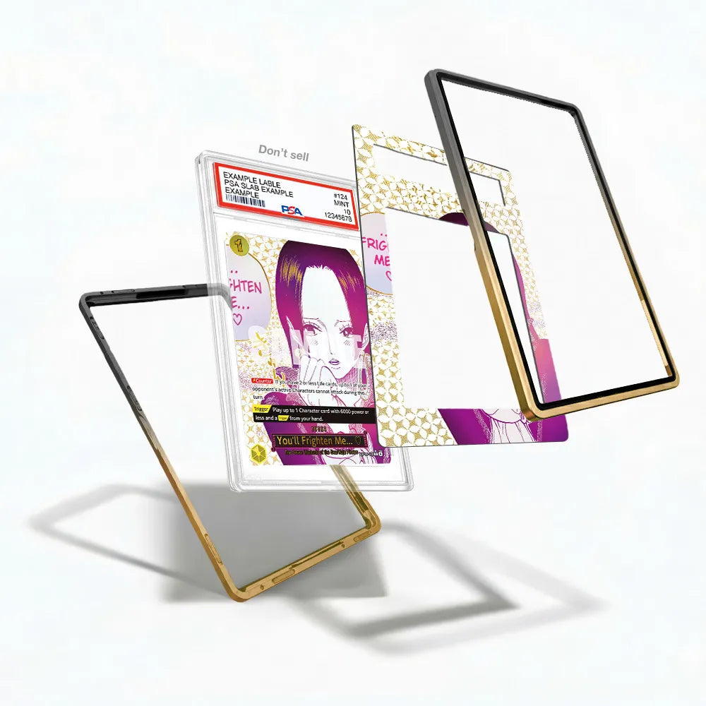 You'll Frighten Me OP14-118 Event Manga Rare OP14 Extended Art Display Cases - PSA Slab Case - Detail View