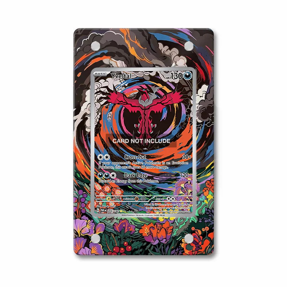 Yveltal 205-182 IR AR Paradox Rift Extended Art Display Cases - Magnetic Case - Front View