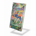 Zacian 100-094 Battle Styles Pokemon Cards Custom Art Display Cases - Screws Case - Side View