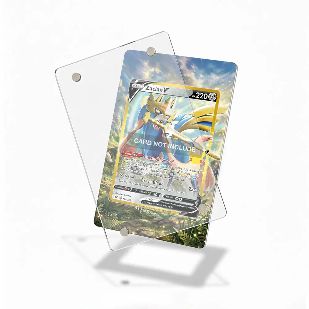 Zacian V 138-202 30th Anniversary Extended Art Display Cases - Magnetic Case - Detail View