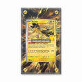 Zapdos 098 Promo MEP 30th Anniversary Extended Art Display Cases - Screws Case - Front View